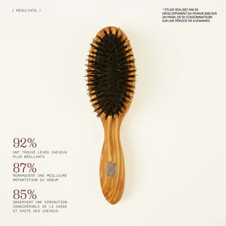 Une efficacité prouvée - Brosse de soin moyen modèle pour cheveux épais ou bouclés - Collection Beauté