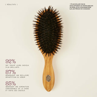 Une efficacité prouvée - Brosse de soin grand modèle pour cheveux fins à normaux - Collection Beauté