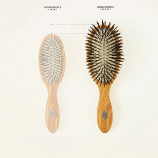 La brosse à cheveux de démêlage grand format pour cheveux épais ou bouclés de la collection Beauté