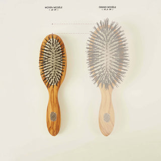 La brosse à cheveux de démêlage format nomade pour cheveux fins à normaux de la collection Beauté