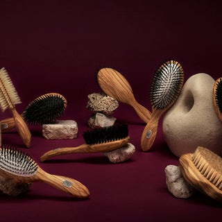 Collection Beauté d’Altesse Studio — brosses artisanales illustrant le savoir-faire de la brosserie française