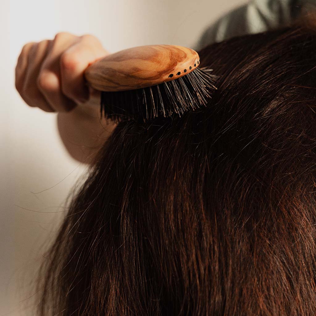 The benefits of brushing for thick hair